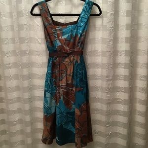 Chris McLaughlin Square Neck Dress w/Pockets, Sz 8